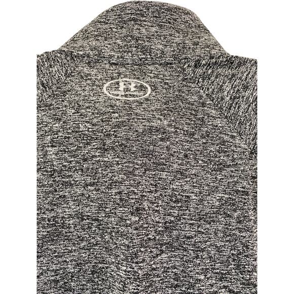 Under Armour Loose Fit Heatgear Quarter Zip Womens Size L Gray Gorpcore Running - Picture 8 of 9